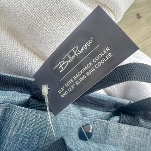 Bella Russo 2 Piece Set 13.8” Tote Backpack Cooler and 12.6” Sling Bag Cooler